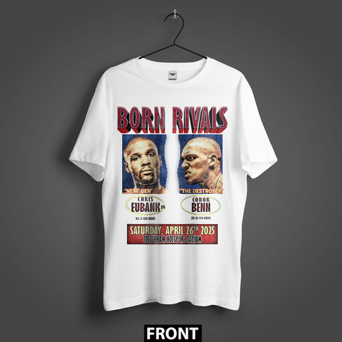 Chris Eubank Jnr v Conor Benn Born Rivals Vintage Premium Oversized T-Shirt (Unisex)